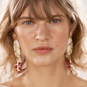 Statement drop earrings A491